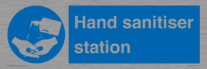Hand sanitiser station